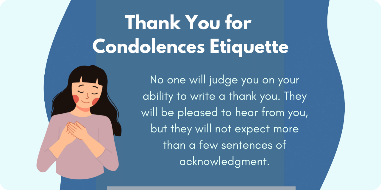 thank you for condolences etiquette
