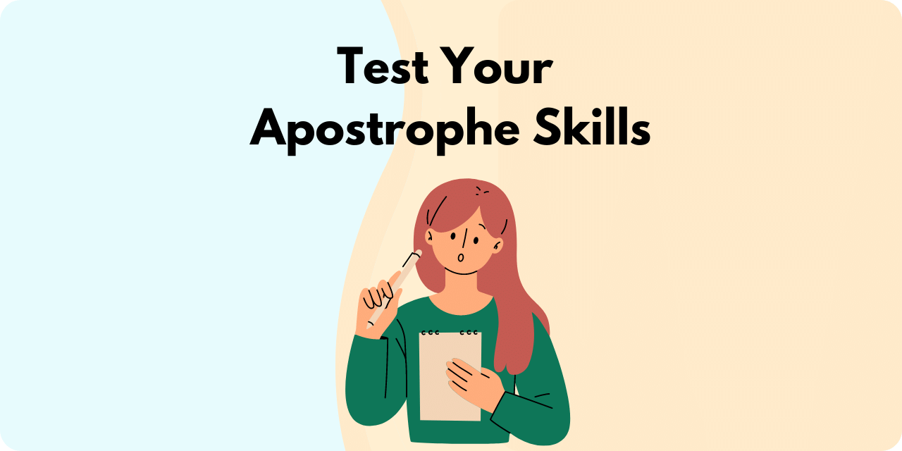 test your apostrophe skills