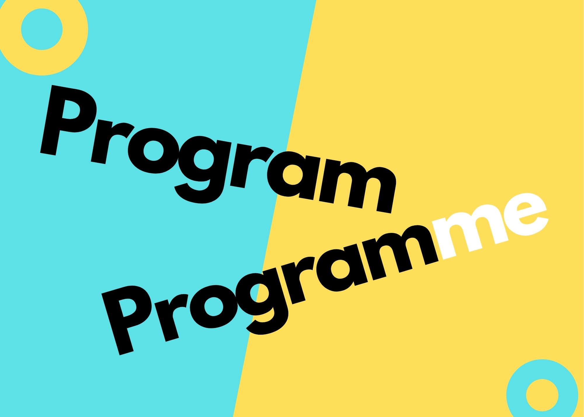 Words Program and Programme