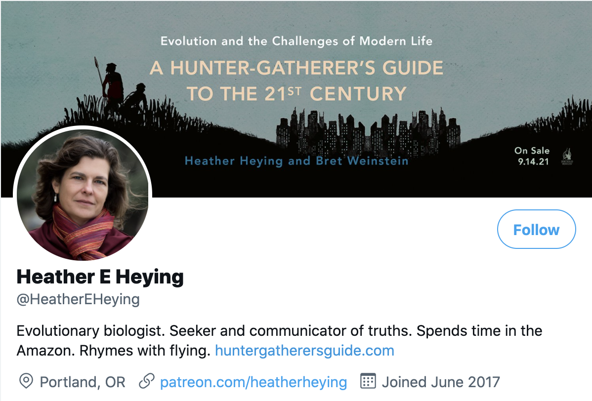 An example of how to write a business bio: Biography of Heather E. Heying