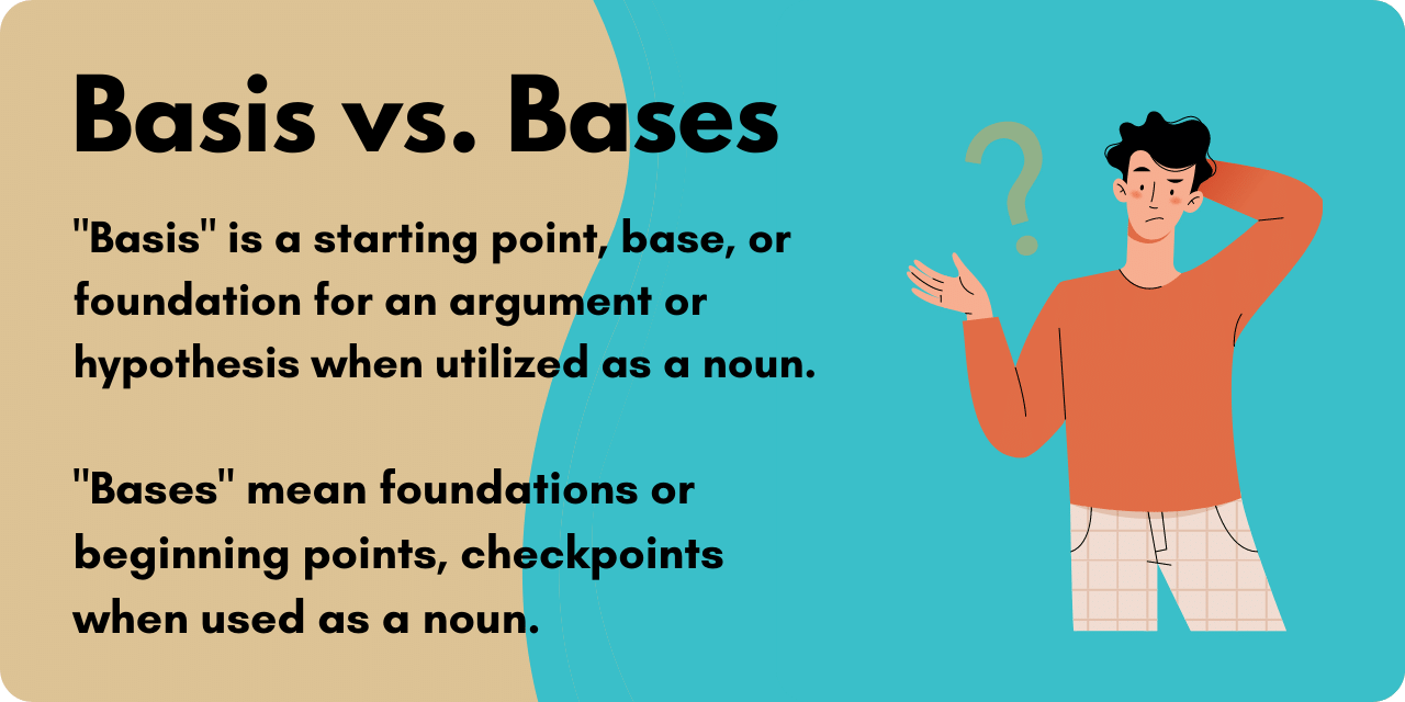 meanings of basis and bases
