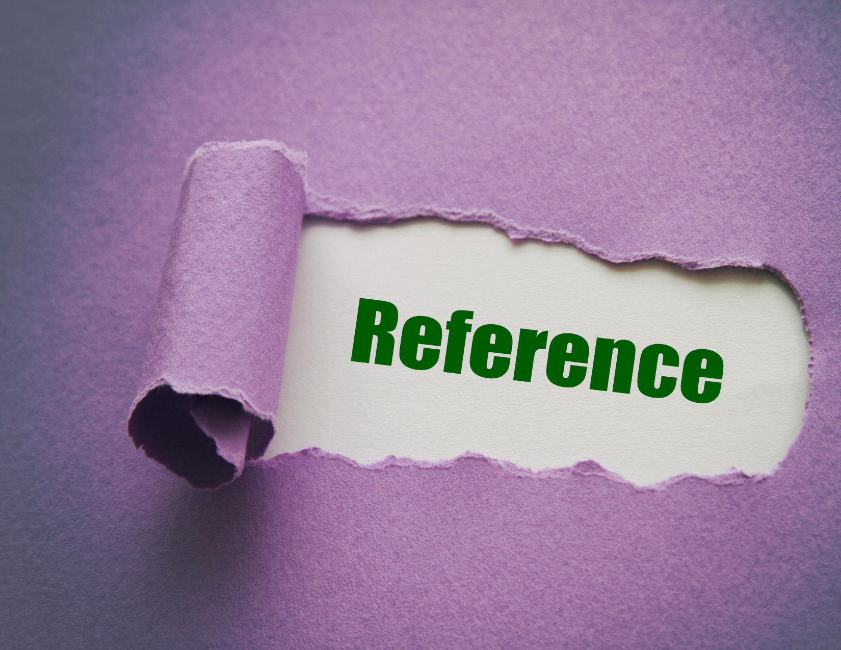 The word "reference"
